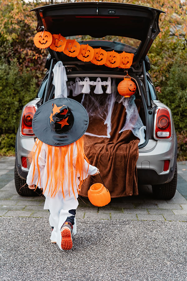 Car Decorated for Halloween